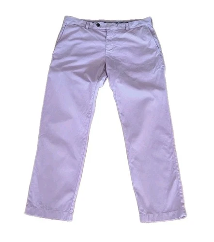 Brooks Brothers Milano Chinos Men's 35x30 Pink Slim Fit
