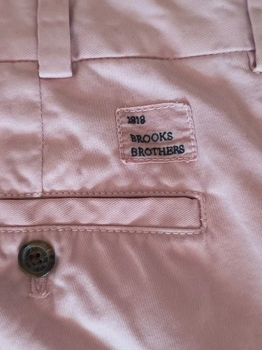 Brooks Brothers Milano Chinos Men's 35x30 Pink Slim Fit - photo 5