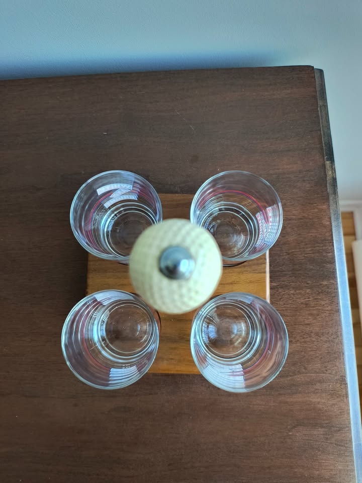 Mid Century Cinzano Glass Set - photo 2