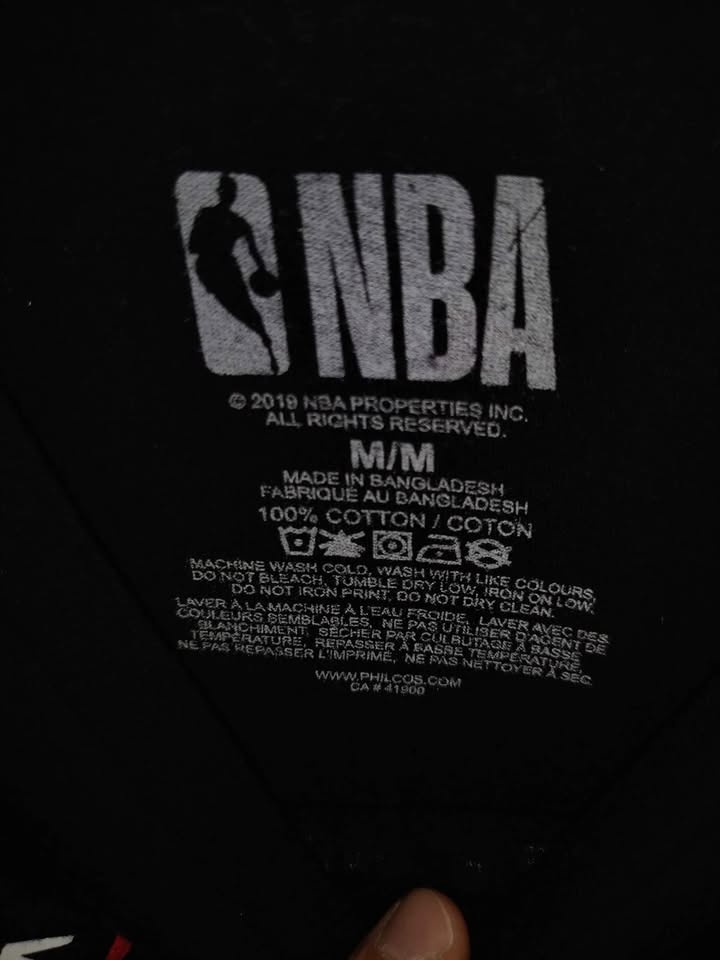 2019 NBA Champions T-Shirt Toronto Raptors Size M - photo 3