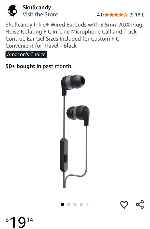 Skullcandy earphones 🎧 - photo 3