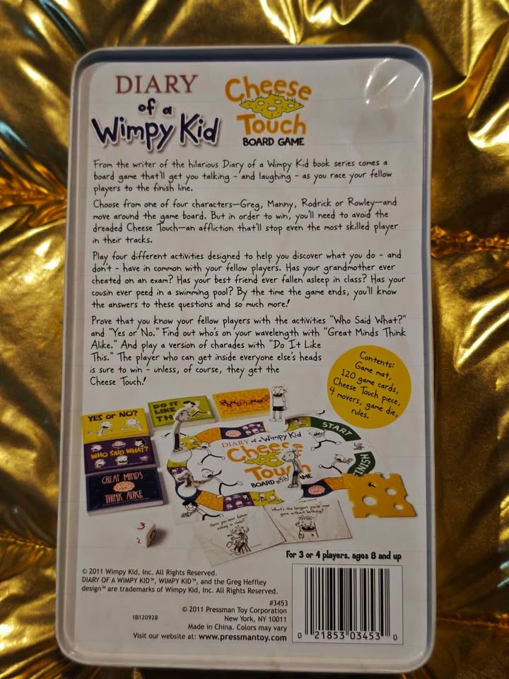 Diary Of A Wimpy Kid Cheese Touch Board Game - photo 5