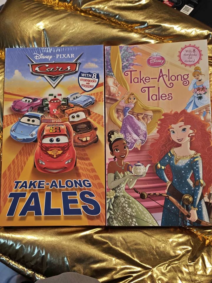 Disney Cars & Princess Take-Along Tales Books