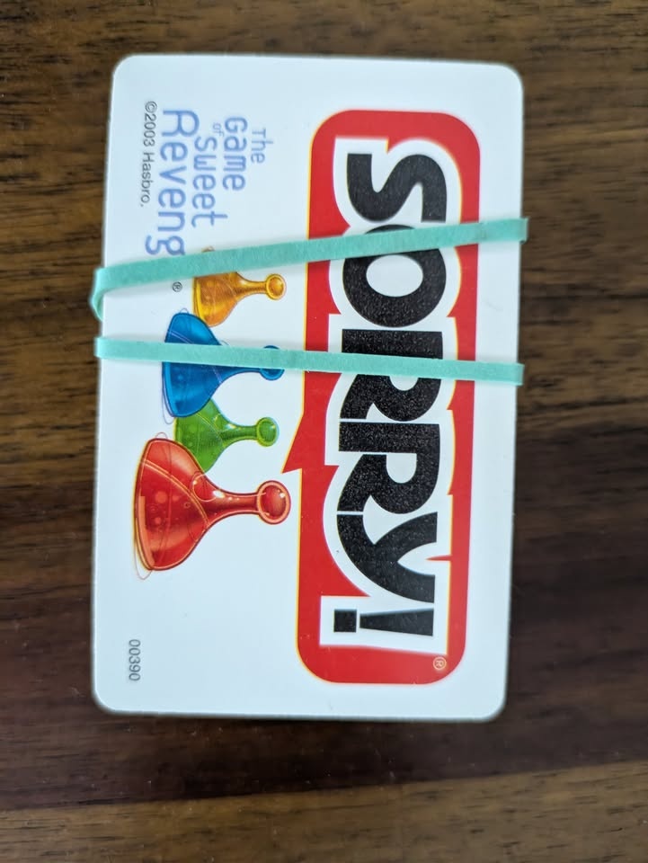 Free Sorry Board Game (missing pieces) - photo 3