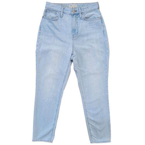 Madewell Curvy Perfect Vintage Jeans Size 26 Blue Distressing