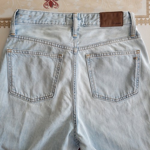 Madewell Curvy Perfect Vintage Jeans Size 26 Blue Distressing - photo 5