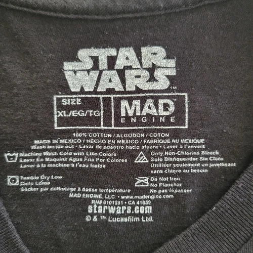 Mad Engine Star Wars Baby Yoda Grogu Graphic T-shirt Mens Size X - photo 2