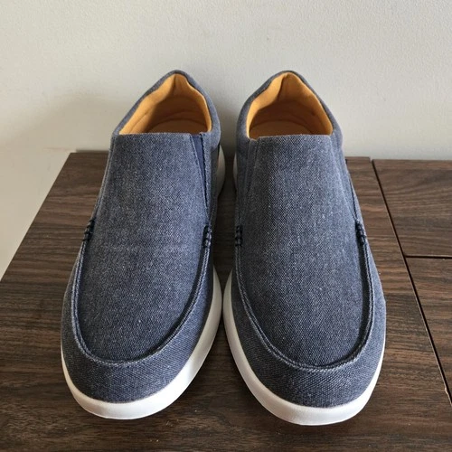 OrthoComfoot Slip-on Shoes Mens Size 9.5 Blue - photo 4