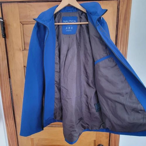 NAUTICA Lightweight Jacket Mens Large Blue Water Wind Resistant - photo 4