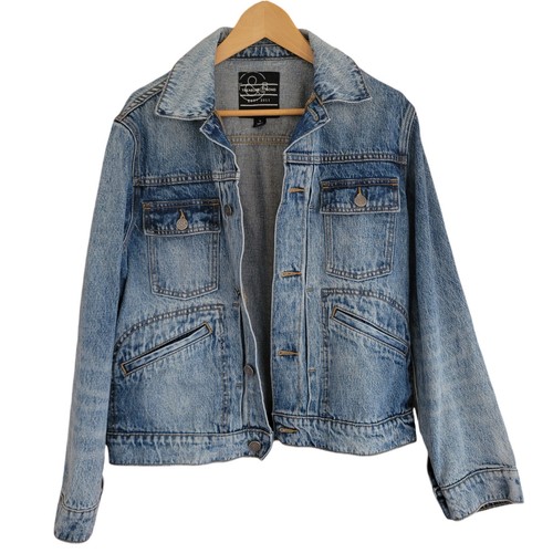 Treasure & Bond Jean Jacket Mens S Blue Denim Trucker - photo 3