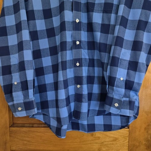 Vineyard Vines Shirt Mens Size L Blue Plaid Whale - photo 4