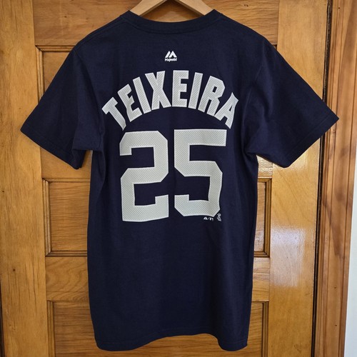 New York Yankee Shirt Mens Medium Mark Teixeira #25 - photo 4