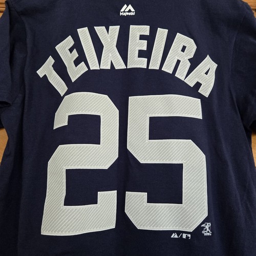 New York Yankee Shirt Mens Medium Mark Teixeira #25 - photo 5