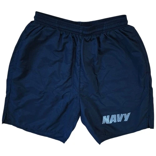 US Navy PT Uniform Shorts Size S Navy Blue