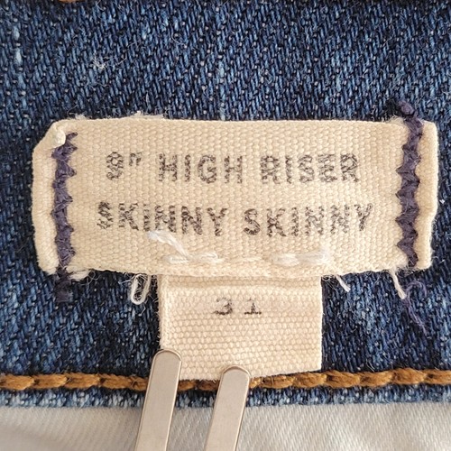 Madewell High Riser Skinny Jeans Womens Size 31 Blue - photo 3