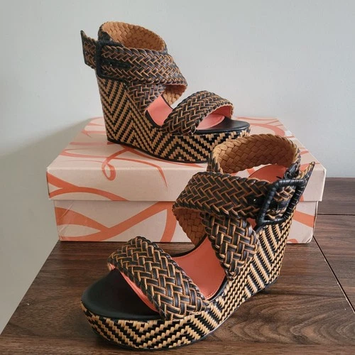 Via Spiga Kagan Wedge Sandal Womens Size 8 - photo 3