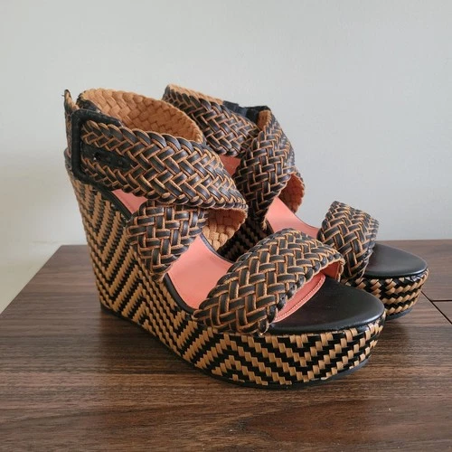 Via Spiga Kagan Wedge Sandal Womens Size 8 - photo 5