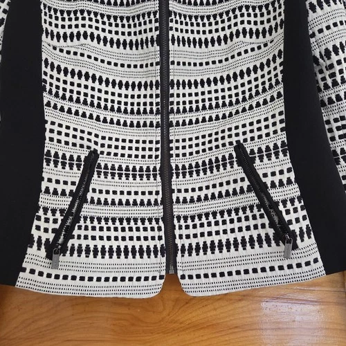 Calvin Klein Blazer Jacket Womens Size 8 Swiss Dot - photo 5