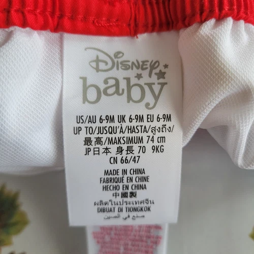 Childrens Mickey Mouse Swim Shorts Trunks Disney Baby 6-9 Months - photo 2