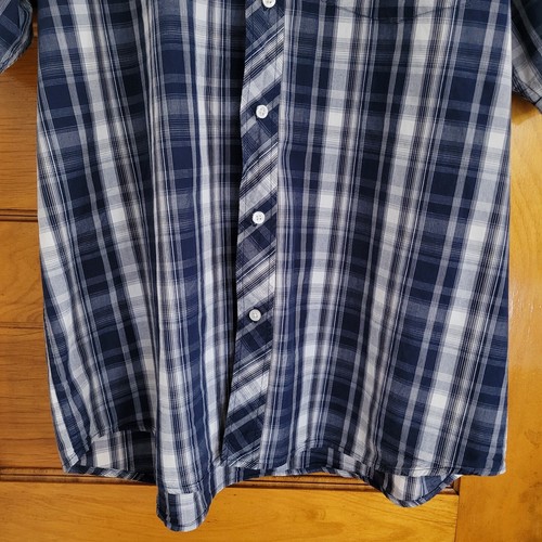 Ecko Unlimited Shirt Mens XL Blue White Plaid - photo 4