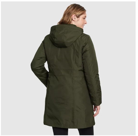 Petite L Rain Trench Coat w Removable Insulation - photo 2