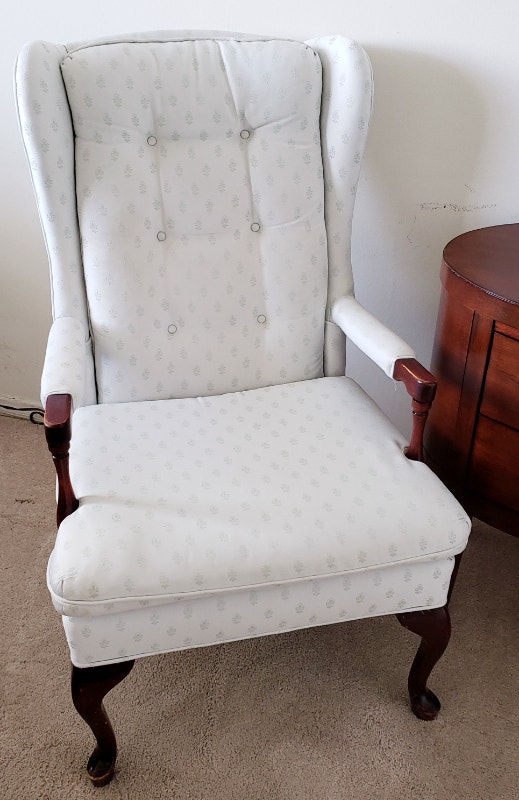 Pair of Queen Anne Armchairs, White - photo 2
