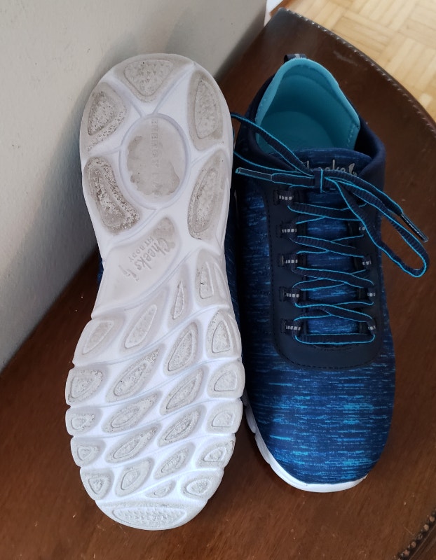 Like NEW Cheeks Running Shoes, Blue, 7.5W - photo 3