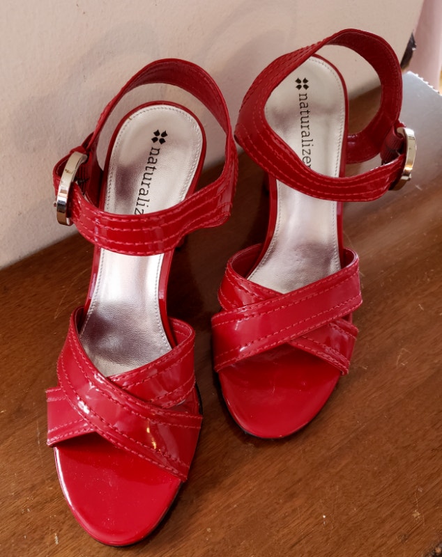 NEW Naturalizer Sandals/Heels, Red, 7.5M - photo 2