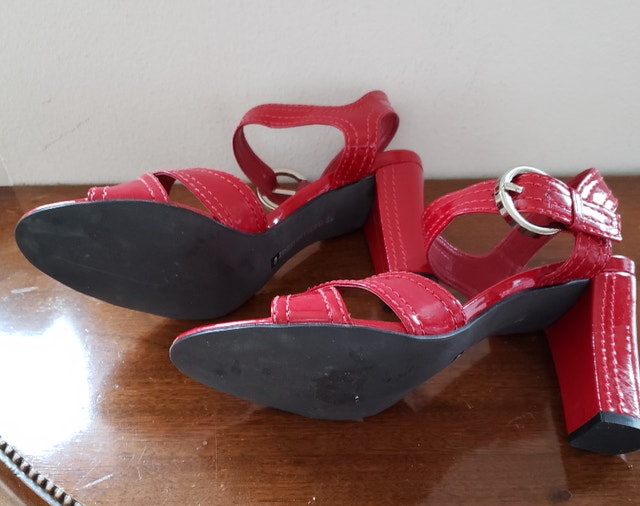 NEW Naturalizer Sandals/Heels, Red, 7.5M - photo 3