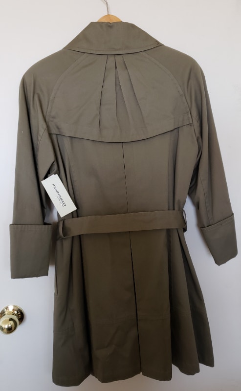 NEW w Tags Hilary Radley Trench Jacket, Olive, 12 - photo 2