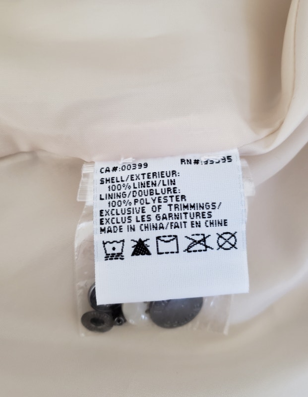 NEW w tags Bianca Nygard Raincoat Trench coat, Cream, M - photo 5
