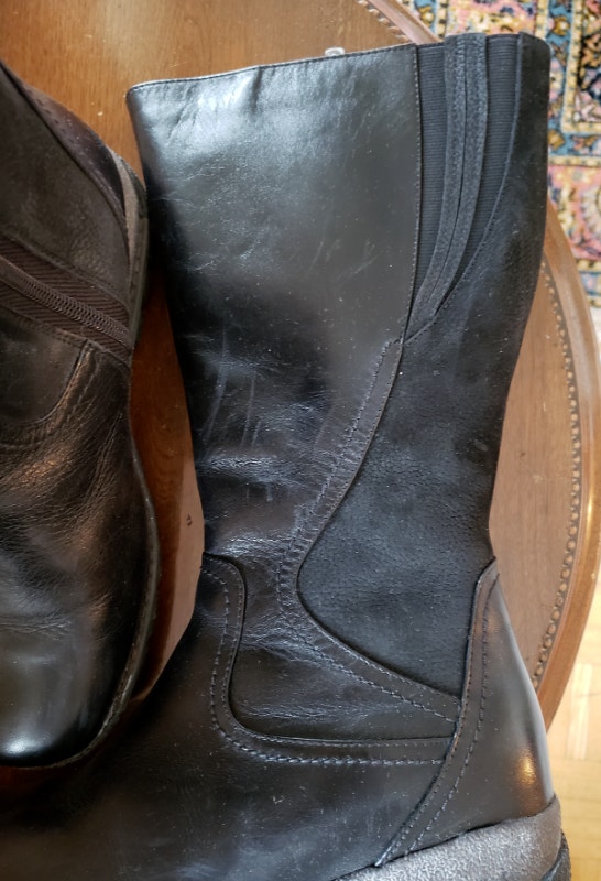Like NEW in Box Blondo Leather Winter Calf Boots, Black, 8M - photo 3