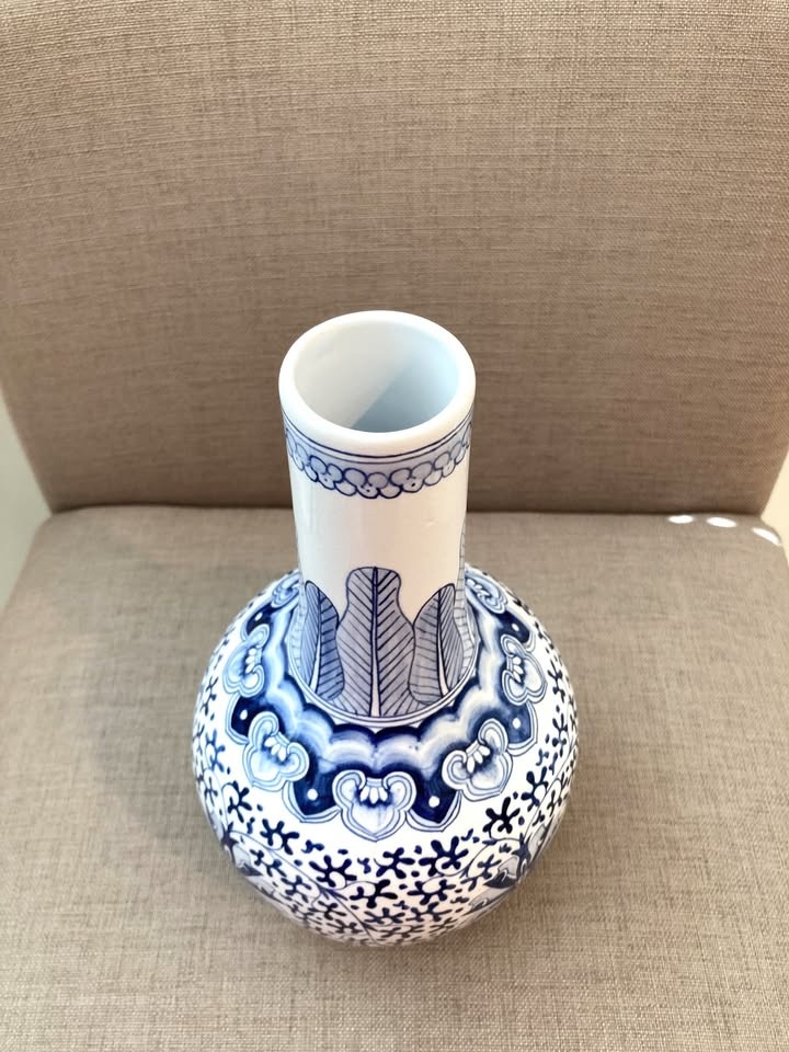 Made in Taiwan Antique Vintage Chinese Ceramic Vase Pottery for - photo 5