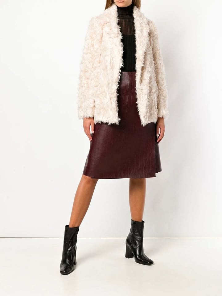 Like New Theory Clairene Jackson Faux Fur Jacket