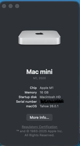 Mac mini M1 - 512GB & 16G with apple wirless Keyboard - photo 4