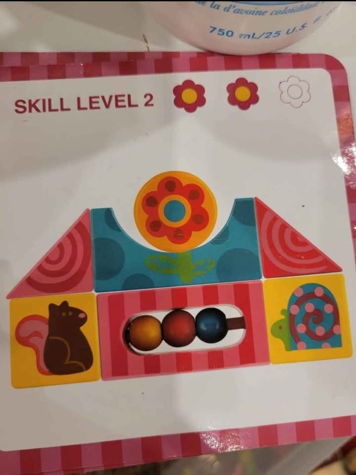 Stephen Joseph Wooden Blocks and matching cards montessori activ - photo 3