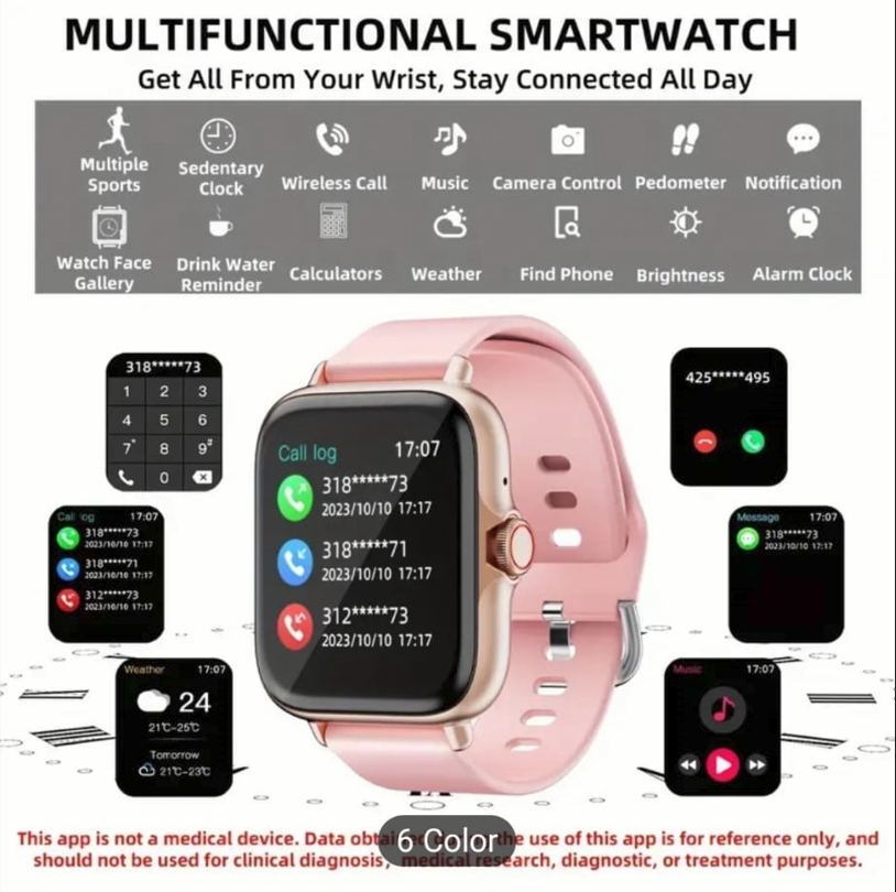 DESERTCAT Smart Watch - Black - photo 2