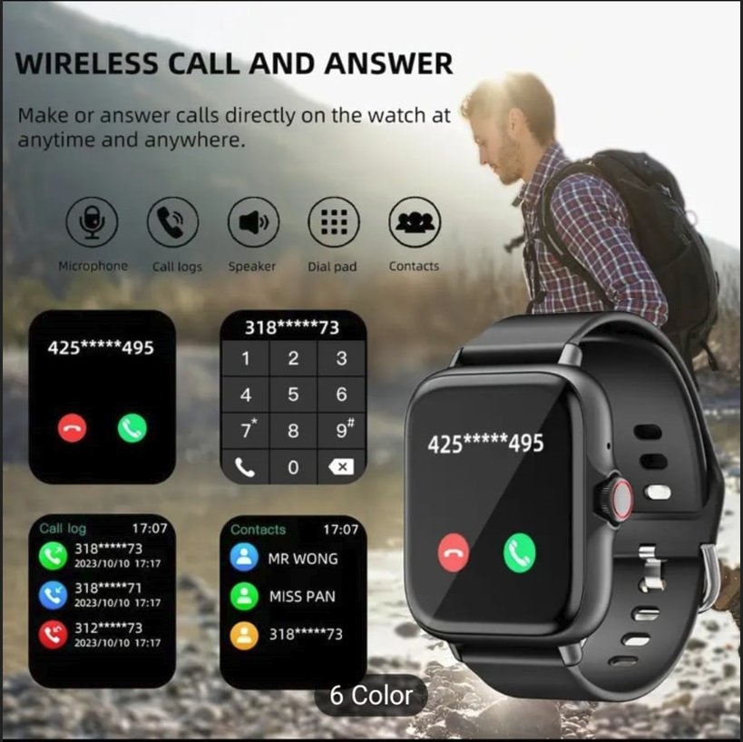 DESERTCAT Smart Watch - Black - photo 3
