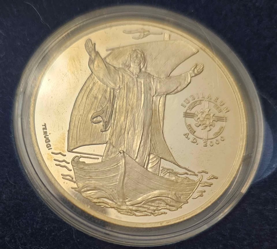 Collectible Religious Silver Coins Proof set European iss. 1999 - photo 4