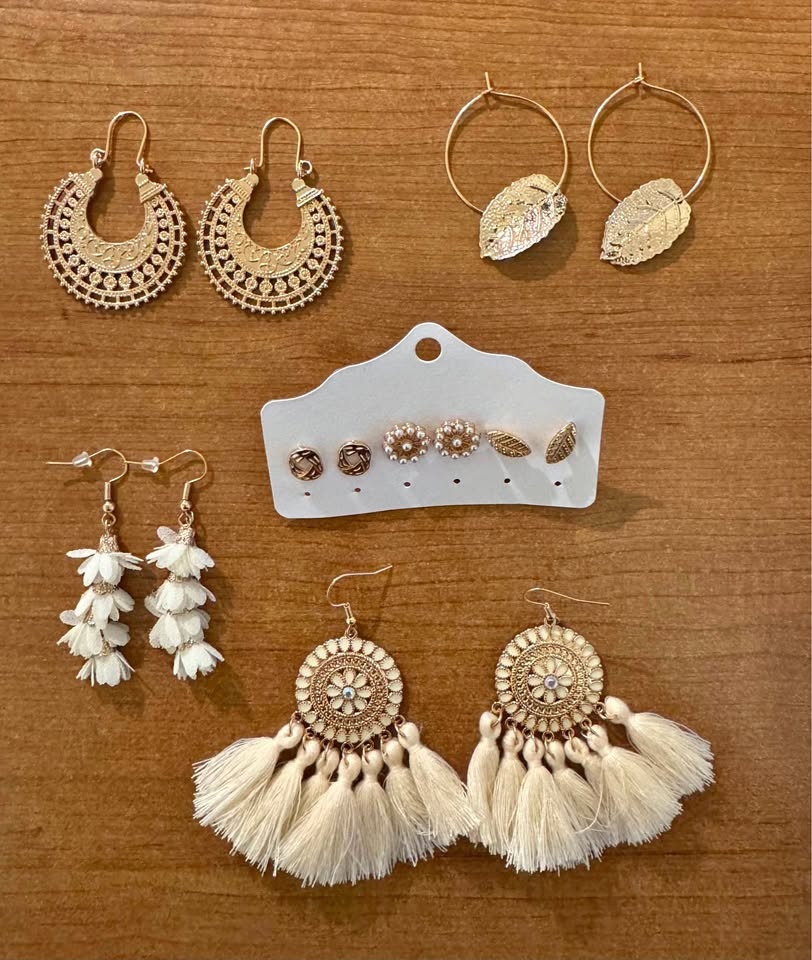 BRAND NEW SHEIN Assorted Summer and Gold Earrings