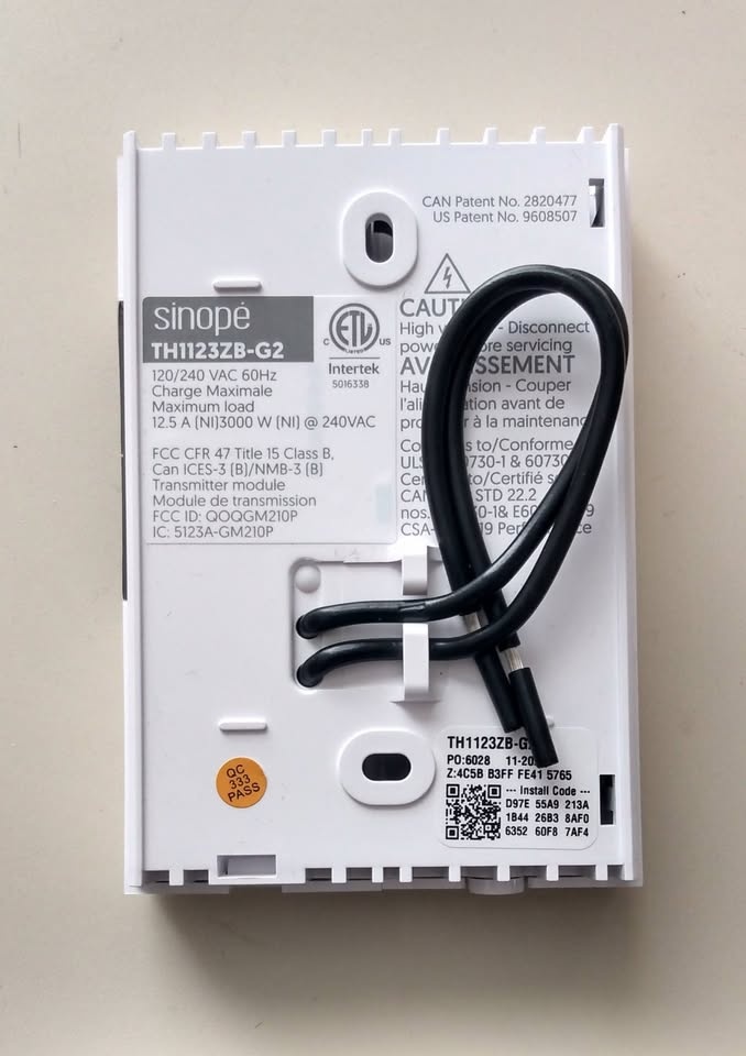 Sinopé 3000 Smart Thermostat Zigbee WiFi for electric heating Go - photo 3