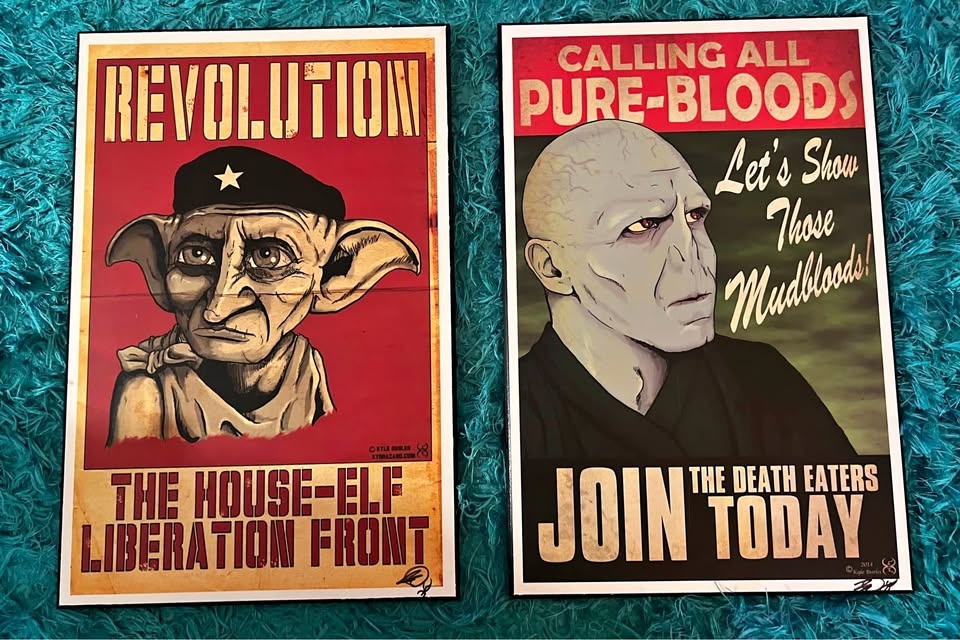 Harry Potter Propaganda Art - by Kyle Burles