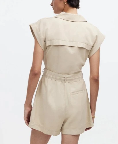 NWT Madewell Tie-Waist Muscle Tank Romper - photo 3