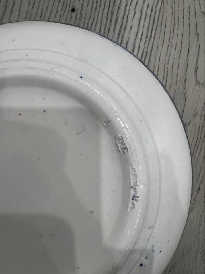 Antique English Blue & White Punch Bowl – Davenport - photo 4