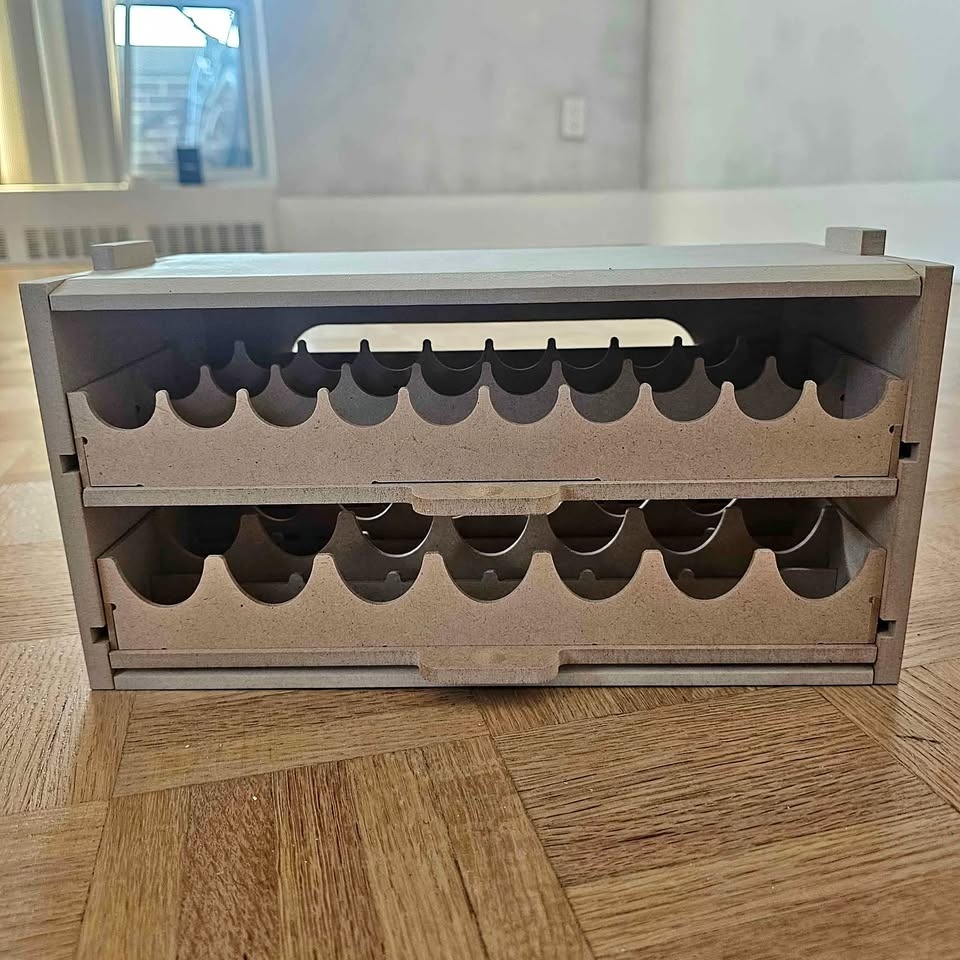Hobby Model Miniatures Wood Paint Organizer