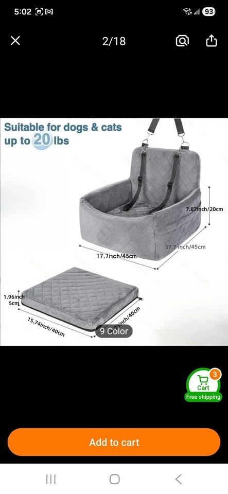 Pet Car Seat - photo 5