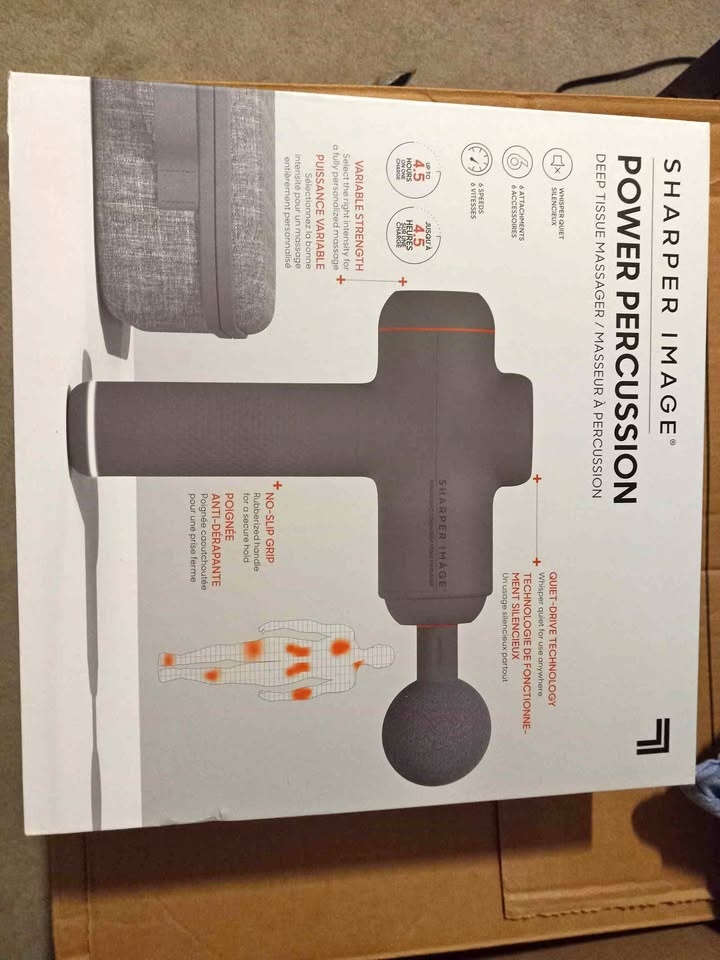 Sharper Image deep tissue percussion massager