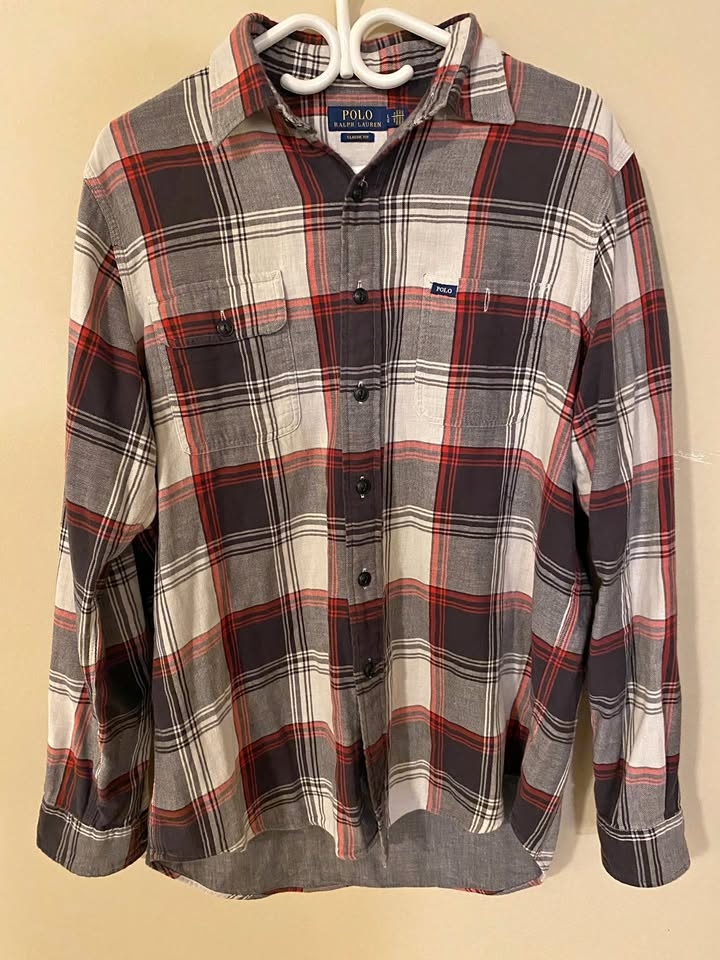 Polo Ralph Lauren Plaid Button-Up - Men’s Large