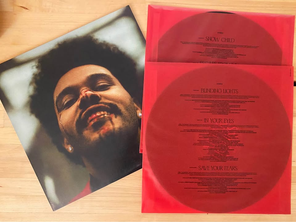 after hours The Weeknd vinyl - photo 2