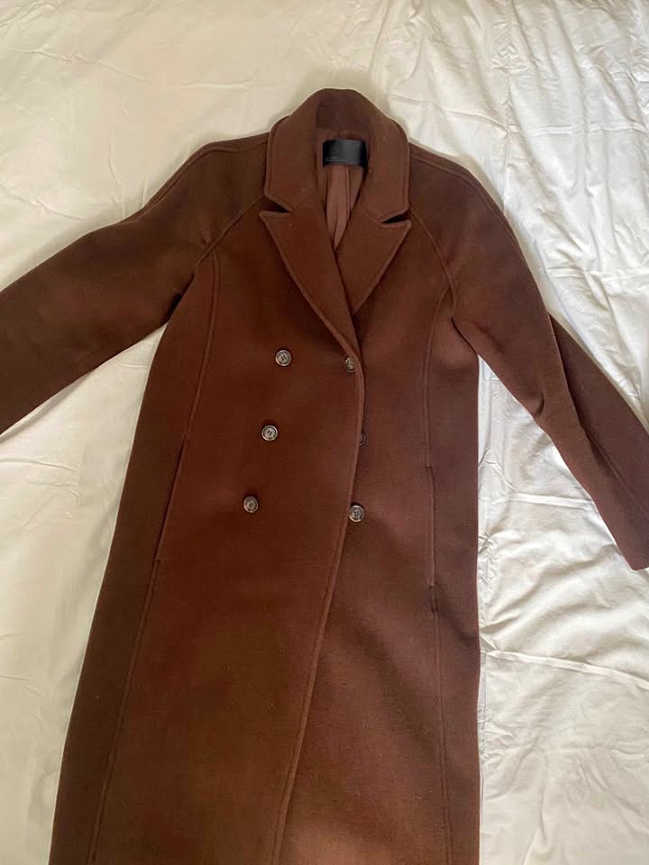 Brown wool coat